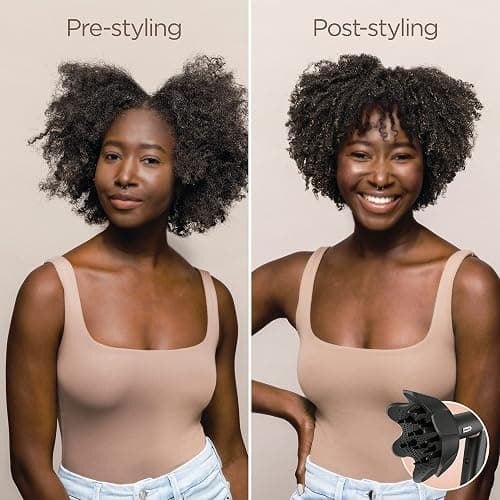 Shark Hair Dryer | FlexStyle Hair Styling System | Portable & Powerful Blow Dryer Brush | Hair Curler & Volumizer | 6 Styling Tools Included | Best for All Hair Types | Black | HD440BK thumbnail 8