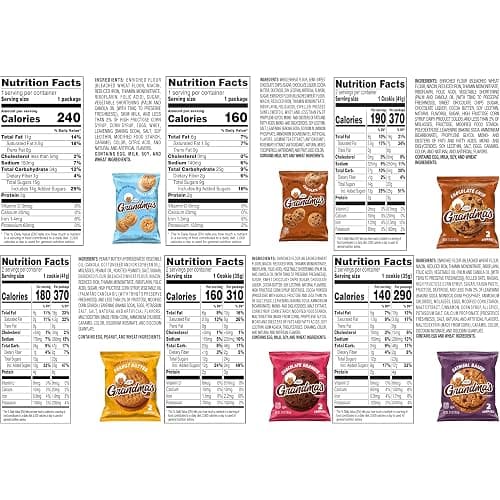 Grandma's Cookies, Variety Pack, (Pack of 30) thumbnail 2