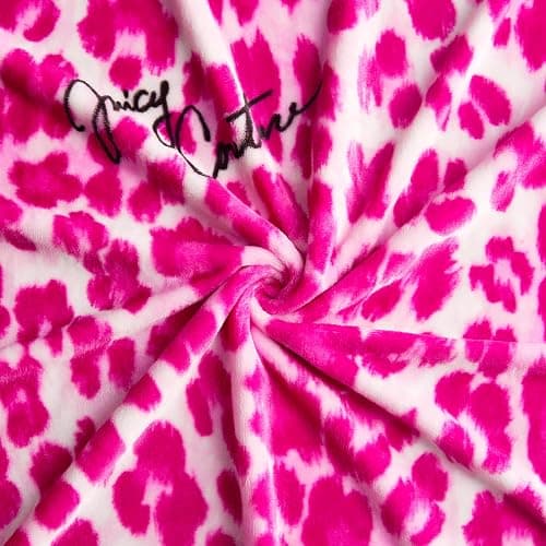 Throw Blanket for Couch - 50” x 70” Inches - Regent Leopard Print Blanket - Plush & Cozy Throw Blanket - Decorative Blankets for Sofas, Throws for Chairs, and Beds – Pink thumbnail 5