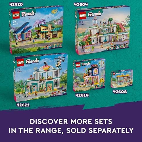 LEGO Friends Heartlake City Shopping Mall Toy, Building Kit with Mini-Doll Accessories for Kids to Build Social Skills and Play Together, Gift Set for 8 Year Old Kids, Girls and Boys, 42604 thumbnail 6