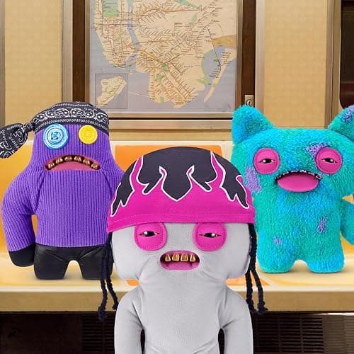 Fuggler Fugg Life 9-Inch Plush Toy (Squidge) by ZURU – Funny Ugly Monster Stuffed Animal with Human-Like Teeth, Quirky Collectible Plush for Kids, Tweens, Teens, Adults & Weird Toy Lovers thumbnail 4