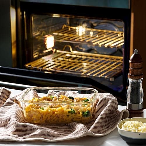 40pc Set Glass Food Storage Containers & Bowls with Airtight Lids - Leakproof BPA-Free Meal Prep Airtight Stackable Lunch Boxes, Kitchen Pantry & Storage Organizers - Microwave Freezer Dishwasher Safe thumbnail 8