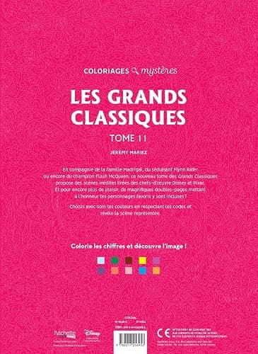 Coloriages mystères Disney - Les Grands classiques Tome 11 thumbnail 2