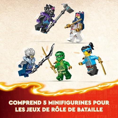 LEGO Ninjago Egalt Le Maître Dragon, Jouet Ninja avec 5 Minifigurines Ninja Dont Personnages Lloyd et NYA, Cadeau d'anniversaire pour Enfants, Garçons et Filles Dès 8 Ans 71809 thumbnail 8