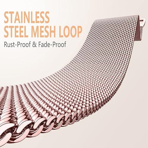 Zedoli Metal Band Compatible with Apple Watch Band 40mm 38mm 41mm 45mm 44mm 42mm 46mm for Women Men, Stainless Steel Milanese Mesh Loop Magnetic Wristbands for iWatch Series 11 10 9 8 7 6 5 4 3 2 1 SE thumbnail 3