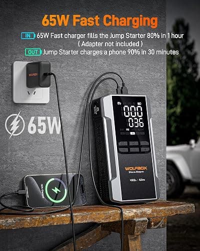 Portable Jump Starter/Tire Inflator thumbnail 5