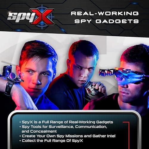 SpyX / Secret Agent Comms Kit - Includes Spy Toy Walkie-Talkie Pair / Micro Spy Scope / Invisible Ink Pen / Secret Voice Disguiser. 4 Communication & Surveillance Tools for Spy Kids thumbnail 6