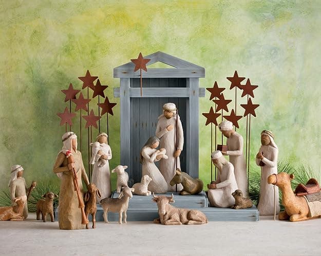 Willow Tree Zampognaro (Shepherd with Bagpipe), A Shepherd's Gift, a Joyous Melody, proclaiming The News Expand and Elevate Your Nativity Collection or Holiday Advent, Sculpted Hand-Painted Figure thumbnail 6