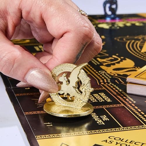 Monopoly Fourth Wing Edition Board Game for Adults | Officially Licensed Game Inspired by the Empyrean Series, Book 1 | 2-6 Players | Ages 17+ thumbnail 5