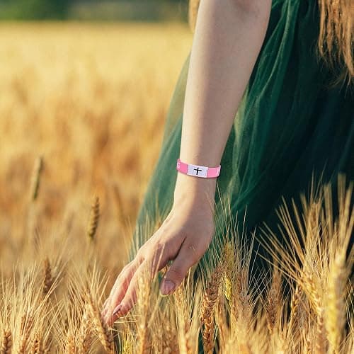Meajjew Daily Bible Verse Bracelet, Christian Bracelet for Women Men, Christian Jesus Jewelry Gifts Wristband thumbnail 5