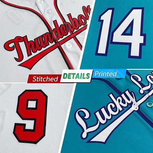 Custom Baseball Jersey Stitched Personalized Baseball Shirts Sports Uniform for Men Women Boy - Black&grey thumbnail 3