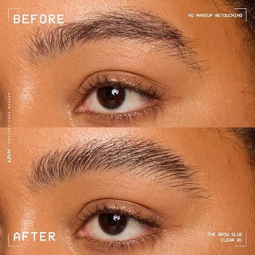 NYX PROFESSIONAL MAKEUP The Brow Glue, Extreme Hold Eyebrow Gel - Clear thumbnail 11
