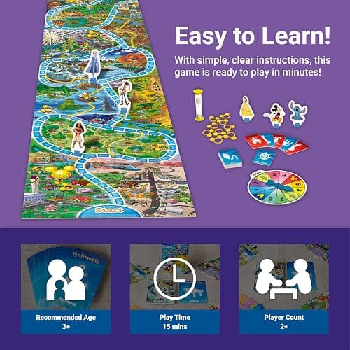 Ravensburger Disney Eye Found It - Hidden Picture Search Board Game - Learning Fun with Disney Favorites - Ages 4+ MESH Accredited thumbnail 4