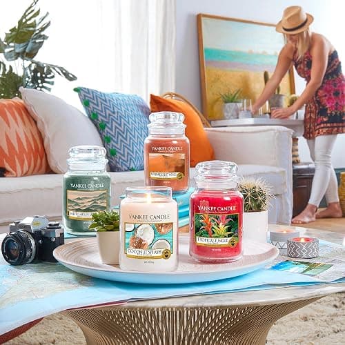 Yankee Candle bougie jarre parfumée | grande taille | Eau de Noix de Coco | jusqu’à 150 heures de combustion |Cadeaux de la fête des mères thumbnail 8