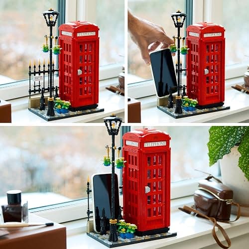 Lego 21347 Idea London Red Public Phone Toy Toy Present Block thumbnail 6