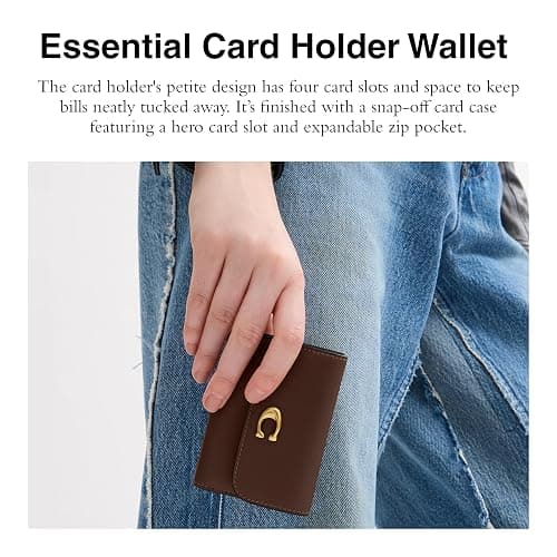 Refined Calf Leather Essential Card Holder Wallet thumbnail 2