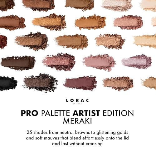 LORAC PRO Matte & Shimmer Eyeshadow Palette, Metallic High Pigmented, Mirror Compact thumbnail 4
