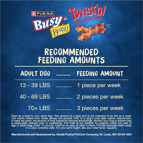 Purina Busy With Beggin' Dog Treats, Twist'd - 10 Count (Pack of 1) thumbnail 7