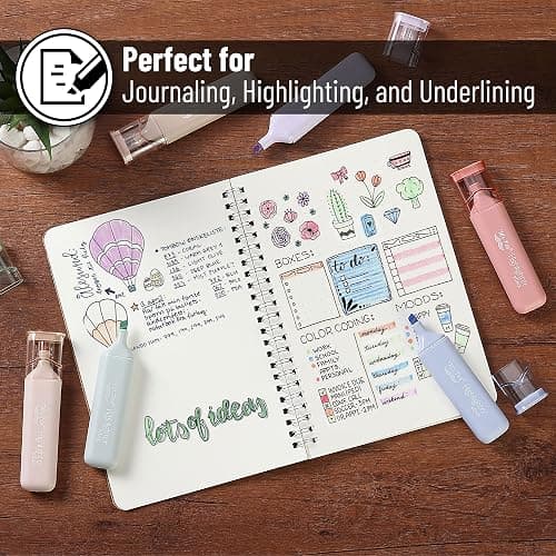 Mr. Pen- Aesthetic Highlighters, 6 Pack, Morandi Colors, Cute Highlighters Assorted Colors for Journaling, Highlighting, Underlining, Fast Dry, Back to School Supplies thumbnail 6