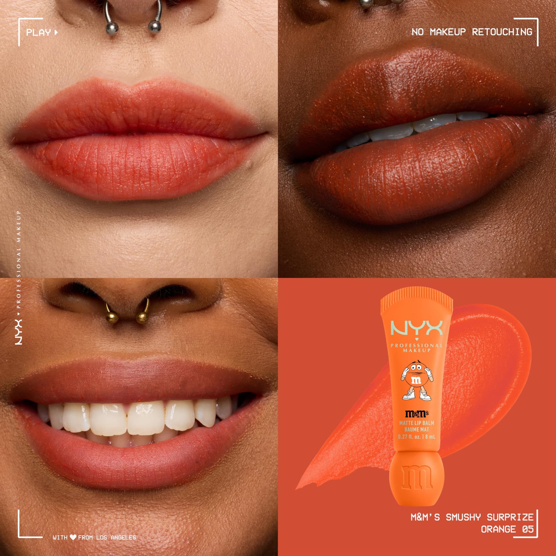 NYX Professional Makeup M&M'S Smushy Surprize Matte Lip Balm Blind Bag, 7 Collectible Limited Edition Matte Shades, Soft-Focus Hydrating Lip Balm thumbnail 9