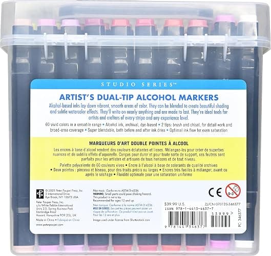 Studio Series Artist's Dual-Tip Alcohol Markers (Set of 60 colors) thumbnail 2