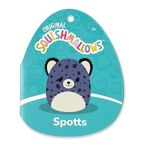 Squishmallows Original 12in Spotts The Navy Blue Cheetah – Official Jazwares Plush (Medium-Sized) thumbnail 8
