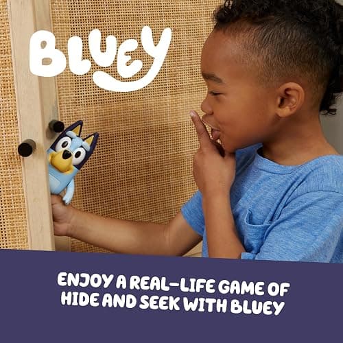 Bluey Game Hide and Seek Figure, Articulated, Musical Kids Figurines with Dance Mode, Interactive Play Toddler Figurine Toys for Ages 3+ thumbnail 4