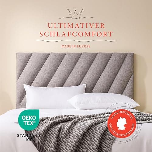 Pullman Kopfkissen 40x80 cm – 2er Set Hotelqualität Mikrofaser Kissen für Alle Schlafpositionen, Allergiker Schlafkissen mit 500 g Füllmaterial, Oeko-Tex zertifiziertes Bett Kissen (40 x 80) thumbnail 5