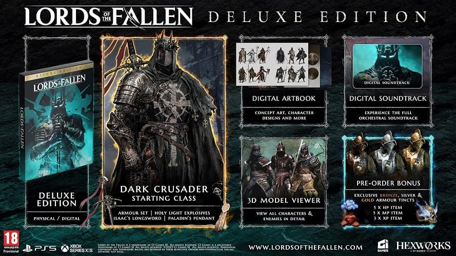 Lords of The Fallen - Deluxe (PlayStation 5) - PlayStation 5 - Deluxe Edition thumbnail 2