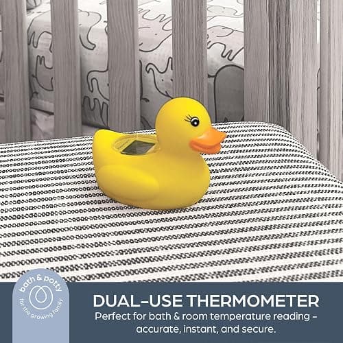 Dreambaby Duck Baby Bath Thermometer - Instant Read Digital Thermometer for Water and Room Temperature - Floating Baby Bath Toy - Newborn Must-Have thumbnail 4