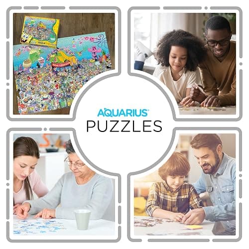 Aquarius Spongebob 1000 Piece Jigsaw Puzzle for Teens and Adults - 25th Anniversary Bikini Bottom Nickelodeon 20"x28" Collectible Gifts thumbnail 5