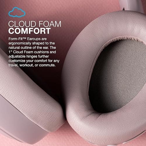 JLab JBuds Lux ANC, Over Ear Headphones, Active Noise Cancelling, Bluetooth, Mauve thumbnail 4
