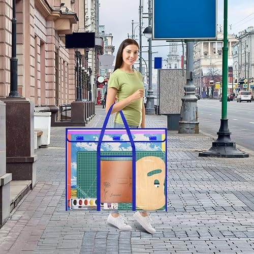 ZKOO Bulletin Board Poster Storage, Extra-Large Storage Chart Bag 30" x 24", Bulletin Board Sheet Organization (30" X 24") thumbnail 2