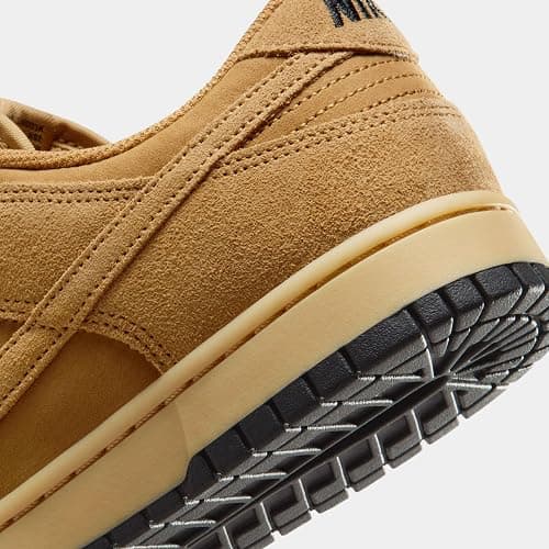 Nike Dunk Low Wheat Mens Lifesyle Shoes (Wheat/Black/Black/Wheat) thumbnail 2