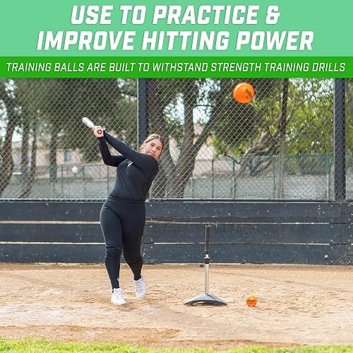 GoSports Weighted Training Balls - Choose Baseball or Softball - Hitting & Pitching Training for All Skill Levels - Improve Power and Mechanics thumbnail 2