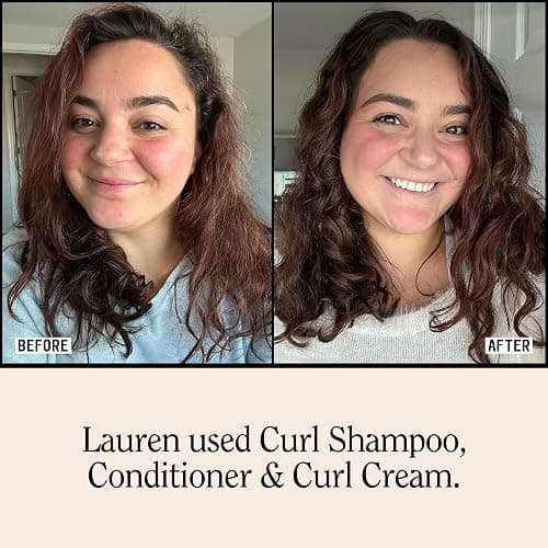 California Naturals Curl Defining Cream for Wavy Curly Coily Hair, Anti Frizz Curl Cream with Shea Butter and Castor Oil, Sulfate and Paraben Free, Natural, Vegan, Rose Garden, 8 oz thumbnail 11