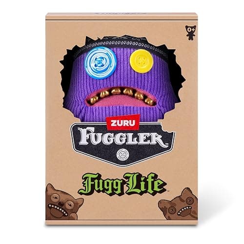 Fuggler Fugg Life 9-Inch Plush Toy (Sasquoosh) by ZURU – Funny Ugly Monster Stuffed Animal with Human-Like Teeth, Quirky Collectible Plush for Kids, Tweens, Teens, Adults & Weird Toy Lovers thumbnail 7
