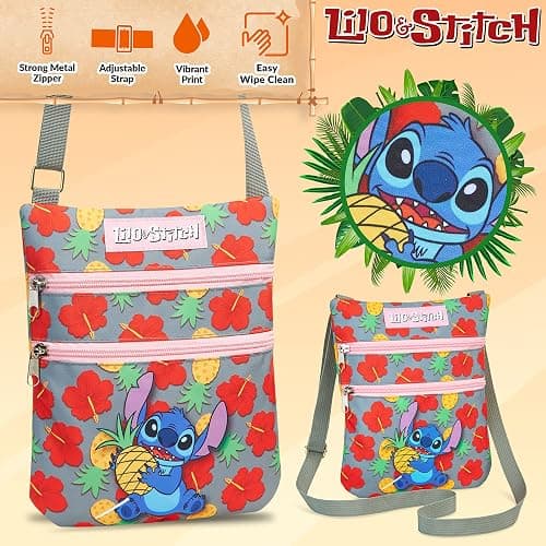 Disney Stitch Crossbody Bags for Women Teenagers Girls Purse Sling Shoulder Bag for Shopping Vacation Gifts for Her thumbnail 4