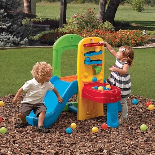 Step2 Play Ball Fun Climber, Kids Outdoor/Indoor Playset, Backyard Playground Set, Slide, Ladder, Ball Drop Maze, Outside Jungle Gym, For Toddlers 1.5+ Years Old thumbnail 4