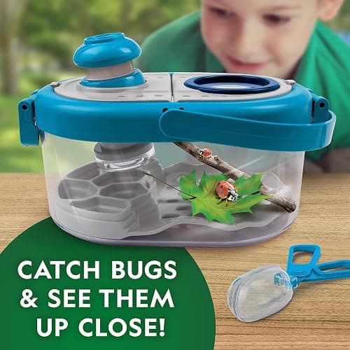 National Geographic Bug Catcher Kit for Kids - Kids Bug Habitat with Magnified Viewer, Bug Catcher, Tweezers & Learning Guide, Insect Habitat, Outdoor Toys, Kids Bug Catching Kit, Bug Box thumbnail 3