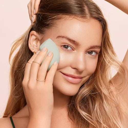 EcoTools Blurring Blender Makeup Sponge, Makeup Blending Sponge For Blurred Skin, For Liquid & Cream Foundation, Cloud Coverage Memory Foam, Eco Friendly, Latex Free, Cruelty-Free & Vegan 1 Count thumbnail 7