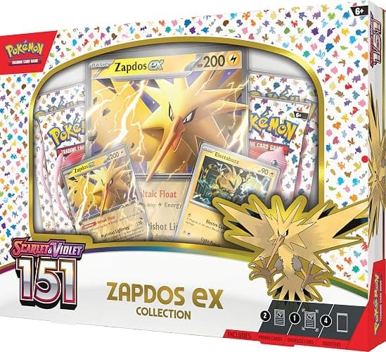 Pokemon TCG Scarlet & Violet 3.5 Pokemon 151 Zapdos Ex Box thumbnail 4