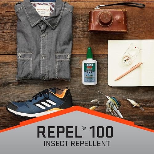 Repel 100 Mosquito and Insect Repellent, 4 Ounces, With DEET, 10-Hour Protection Long-Lasting Insect Repellent Bug Spray Repels Mosquitoes, Ticks, Gnats, Biting Flies, Chiggers And Fleas thumbnail 4