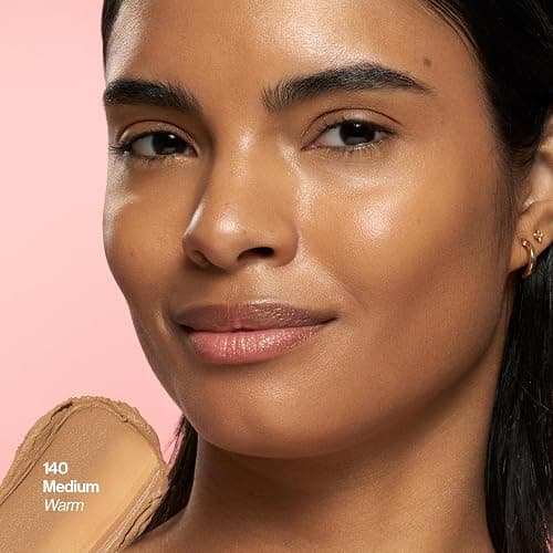 Revlon Glimmer Tinted Moisturizer Stick for Face, Lightweight Foundation, Hydrating Skincare-Infused Makeup, 140 140, 0.31 oz thumbnail 2