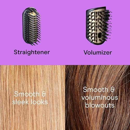 Infiniti PRO CONAIR 5-in-1 Hair Drying Wand, Straightener, and Styler, Ionic All-in-One Digital Motor Blow Dryer, Includes 4 High-Performance Attachments, Cherry Red thumbnail 9
