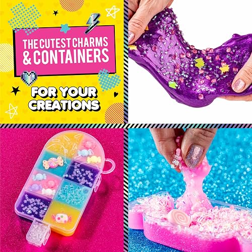 YOLO Unicorn Candy Craze Slime Kit – DIY Holiday Unicorn Slime Set for Girls with 40+ Add-Ins, Glitter & Cloud Slime Supplies, Xmas Gift for Kids 8–12 thumbnail 6