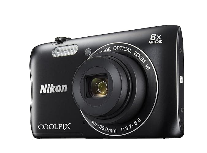 Nikon Digital Camera COOLPIX S3700 Black Optical 8X Zoom 20.05 Million Pixels S3700BK thumbnail 5