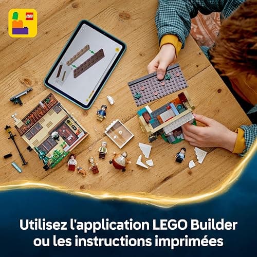 LEGO Harry Potter Privet Drive : La Visite De Tante Marge - Jouet Maison avec Intérieur Détaillé - 5 Minifigurines & Figurine de la Tante Gonflée - Cadeau Prisonnier d'Azkaban Garçon Dès 8 Ans 76451 thumbnail 8