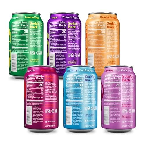 Poppi Sparkling Prebiotic Soda Beverage with Apple Cider Vinegar, Seltzer Water and Fruit Juice, Crowd Pleasers Variety Pack, 12 Fl Oz, Pack of 12, Packaging May Vary thumbnail 2