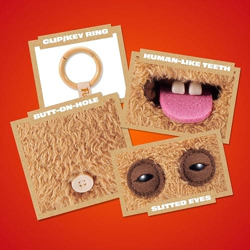 Fuggler Fugg Nuggets 3.5 Inch (6 Pack) by ZURU | Clip-on Funny Ugly Monster keyrings; signature teeth; soft & collectible; for fans & collectors; gift for tweens & teens thumbnail 8